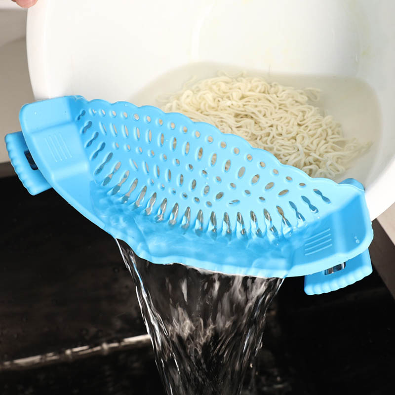 clip on silicone strainer